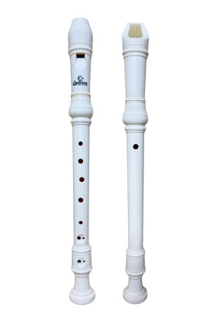 Flautas Doce Soprano Germanica Marfim Bege Branca Cordeiro Yamaha Spring partes Concert estudante criança infantil escola cifra